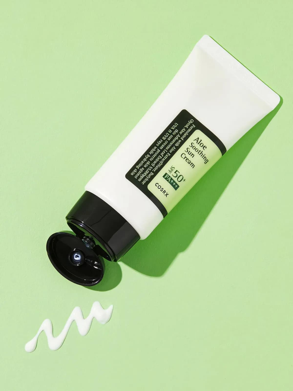 COSRX Aloe sunscreen cream texture close-up